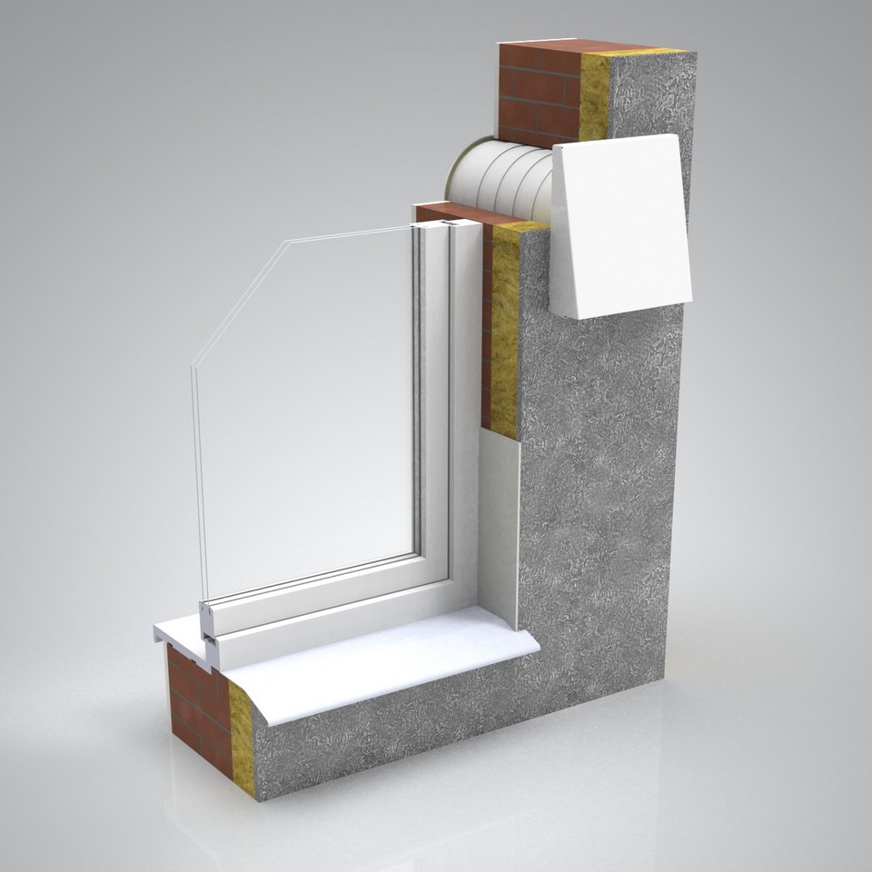 Ventoxx Comfort installed in walls